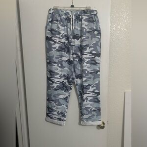 Source Unknown Kids Blue Camouflage Joggers